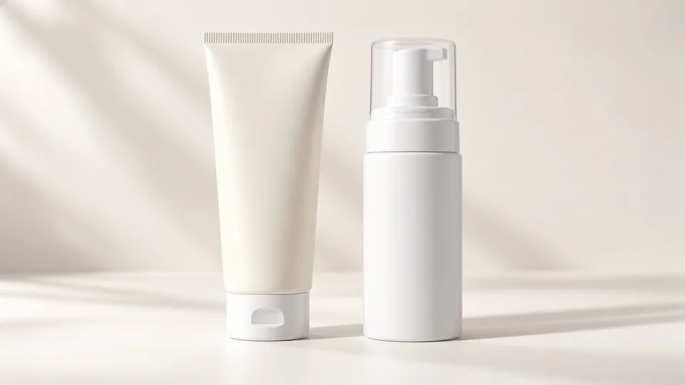 Unbranded packaging concept: Cleanser launch programs