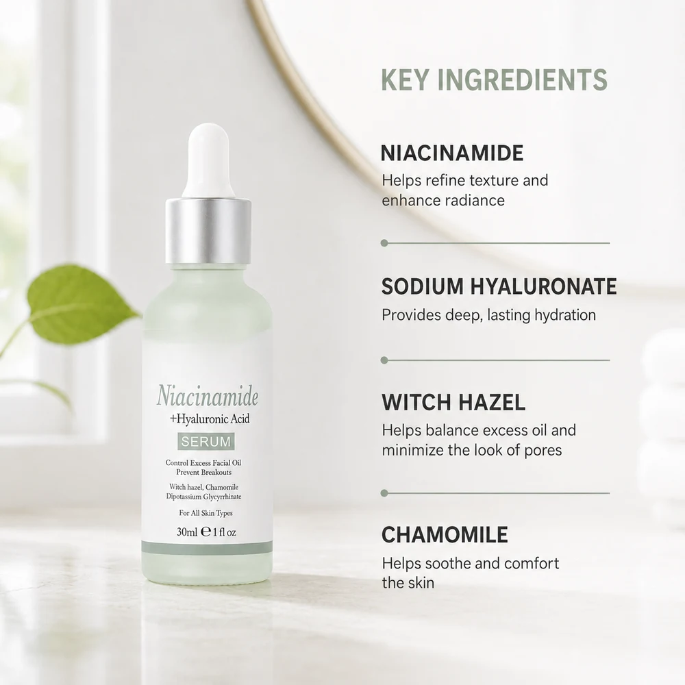 Niacinamide + Hyaluronic acid + Vitamin C · Serum · FK-1601938645831
